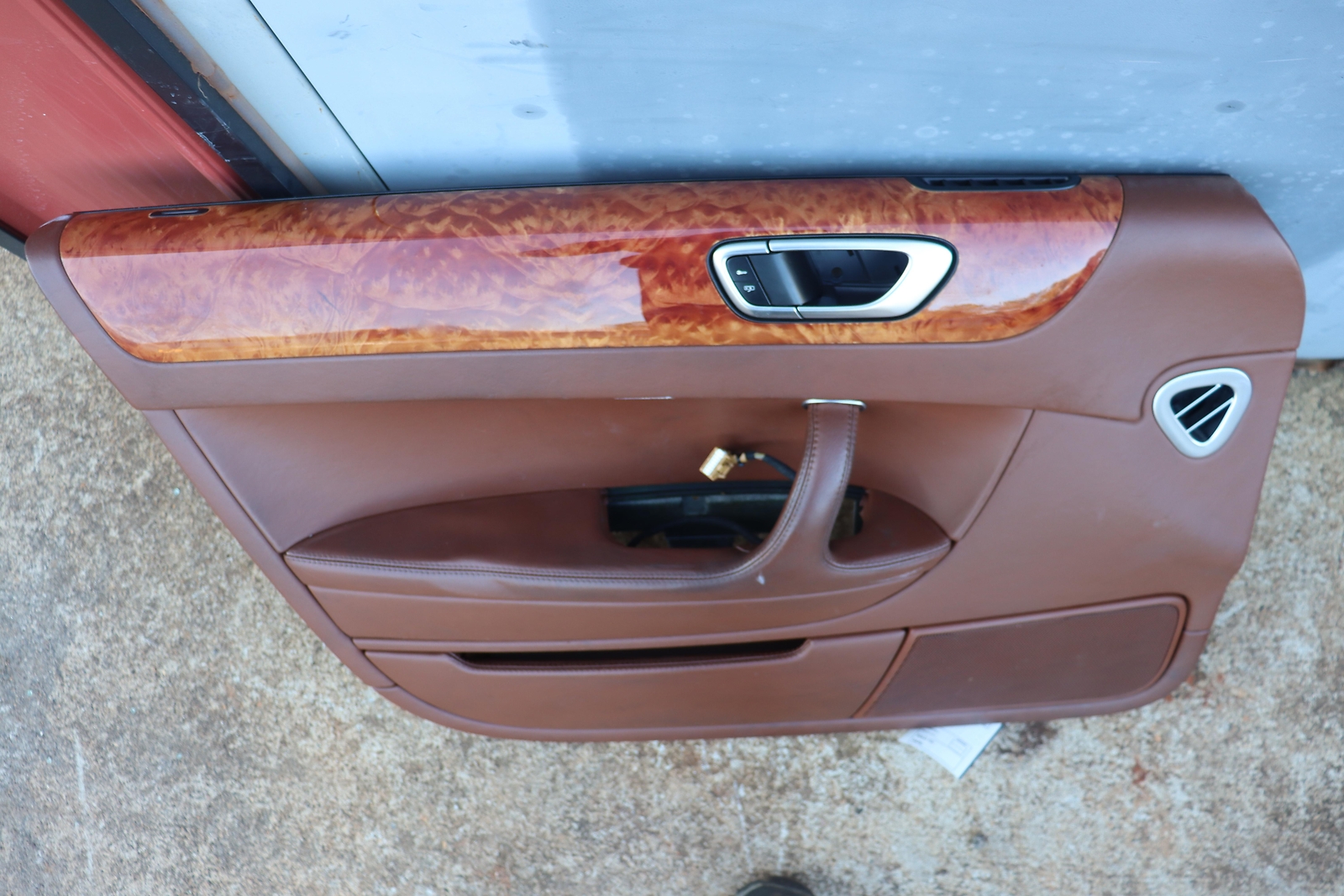 2006-2012 BENTLEY CONTINENTAL FRONT LEFT SIDE INTERIOR DOOR PANEL COVER OEM