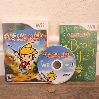 Drawn to Life: The Next Chapter (Nintendo Wii, 2009) Complete 