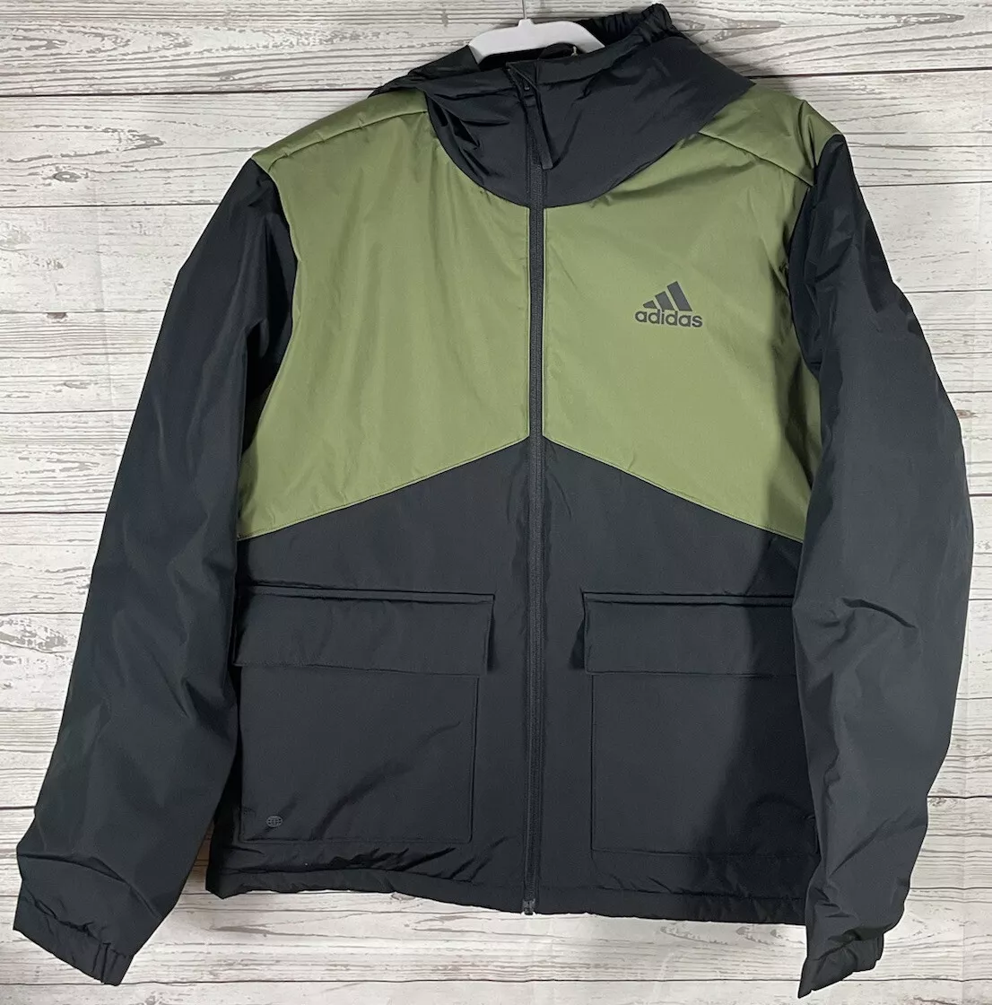 Adidas Outdoors BSC Sturdy Hooded Jacket Men s Large Winter Puffer