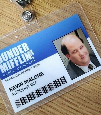 The Office Inspired - Dunder Mifflin Employee ID Badge - Kevin