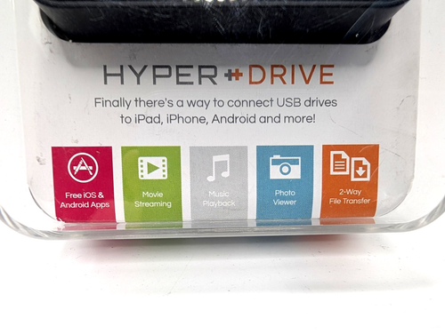 Port HyperDrive iUSB - Connexion WiFi clés USB vers iPad iPhone Android etc TESTÉ - Photo 3 sur 10