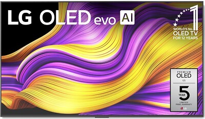LG 55 inch OLED evo G5 4K UHD Smart TV + Wall Mount   2025 Model   OLED55G5WUA