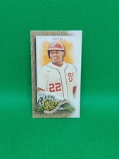 2022 Allen and Ginter Base Mini GOLD Border SP #88 Juan Soto