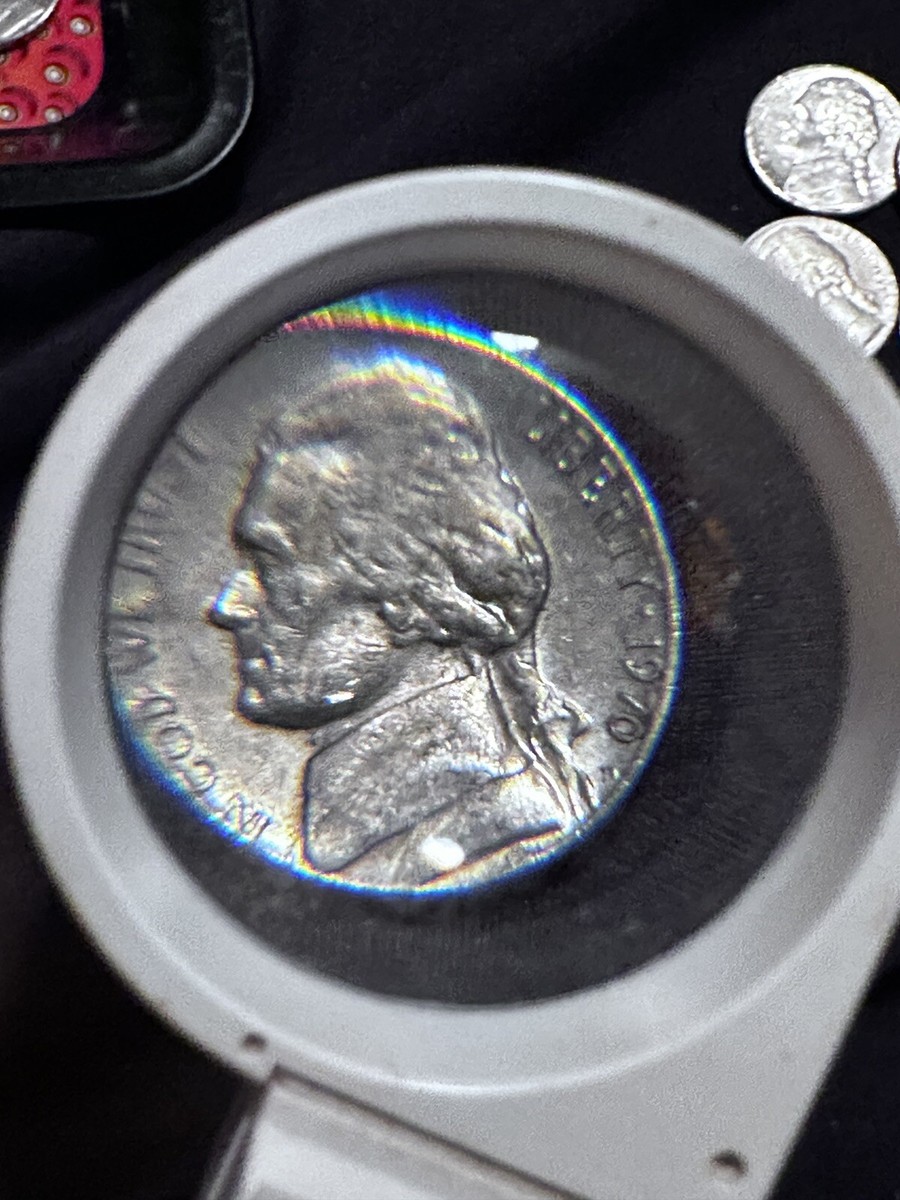 1970 -D Jefferson Nickel Small *LOW D!* Rim Error Double Die 1970 -D Jefferson Nickel Small *LOW D!* Rim Error Double Die