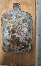 antica borraccia militare prima guerra m. originale