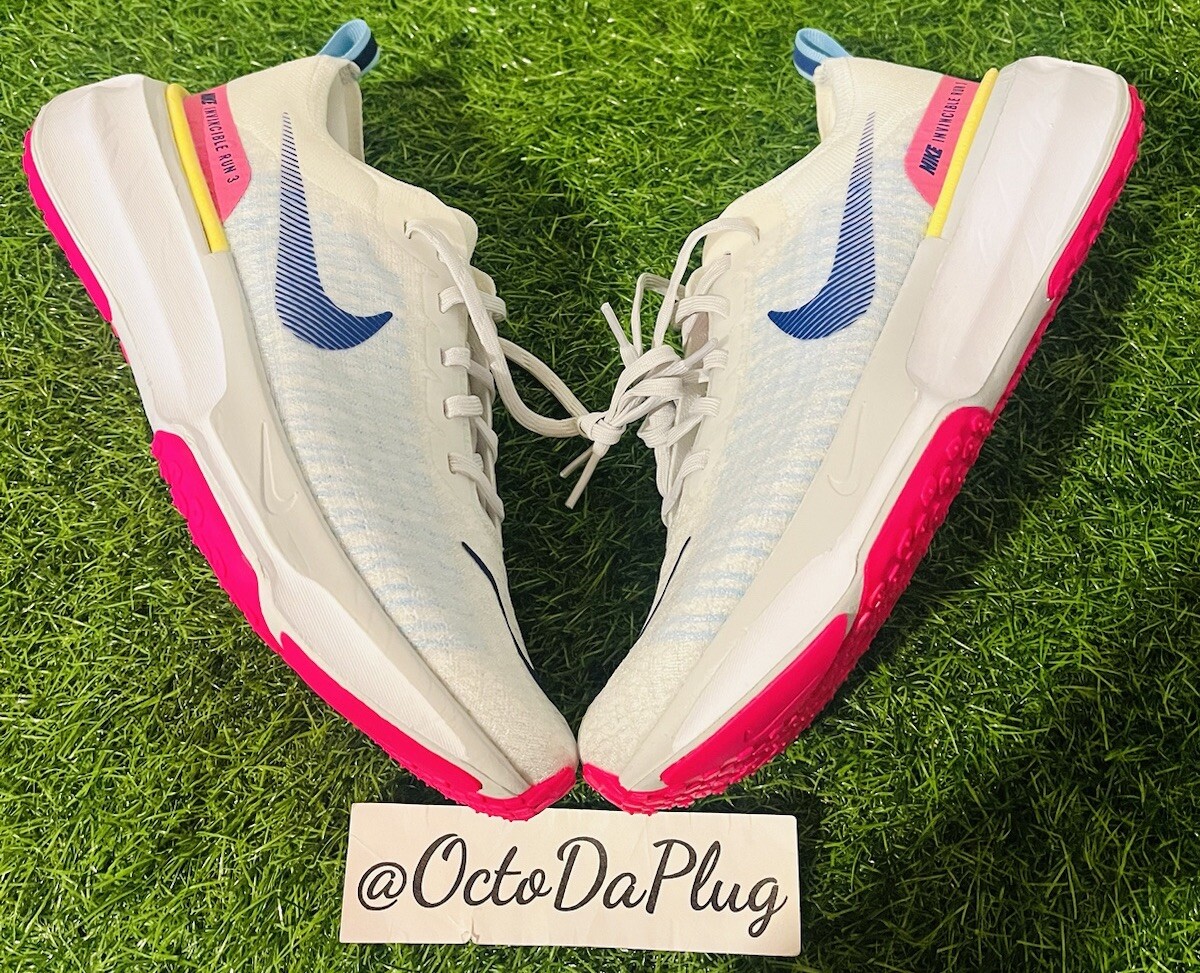 Nike ZoomX Invincible Run FK3 White Pink Multi Sizes DR2615 Nike ZoomX Invincible Run FK3 White Pink Multi Sizes DR2615