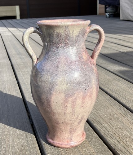 LARGE 10.75 SMITHFIELD SOUTHERN ART POTTERY VASE SEMI MATTE GLAZE NORTH CAROLINA - Picture 18 of 24
