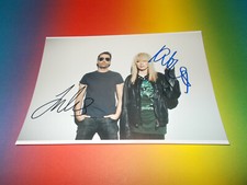 The Ting Tings pop duo signed autographed autograph on photo in person