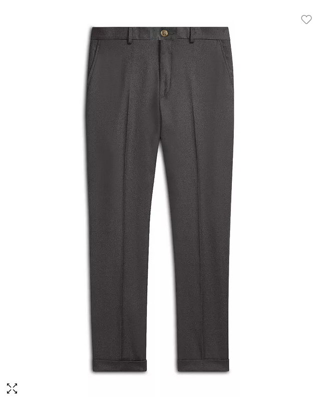 $295 Polo Ralph Lauren Slim Fit Twill Trousers Wool Med Gray