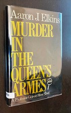 Aaron ELKINS -- Murder In The Queen's Armes -- 1985 SIGNED 1st Edition Hardcover