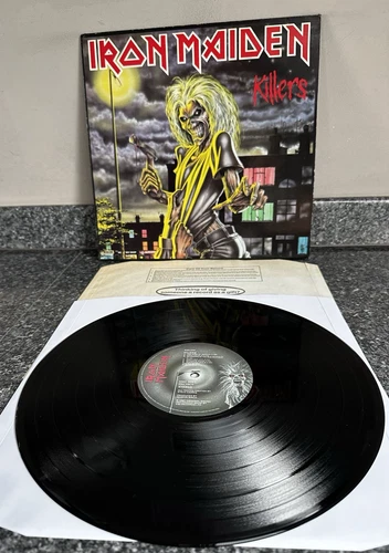 LP VINYL IRON MAIDEN ALBUM KILLERS EMC 3357 UK 1ST PRESS 1981 NM/NM