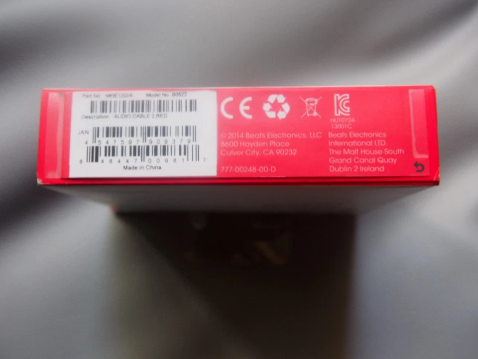 Cable de audio Apple Beats (MHE12G/A) con caja original Foto 2 de 4