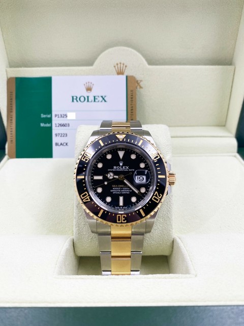 Rolex Sea-Dweller Men's Black Watch 