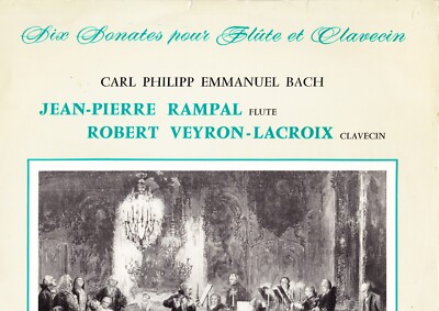 ORPHEE LDF 52.055 - RAMPAL / VEYRON LACROIX - C.P.E. BACH - 6 FLUTE SONATAS - NM