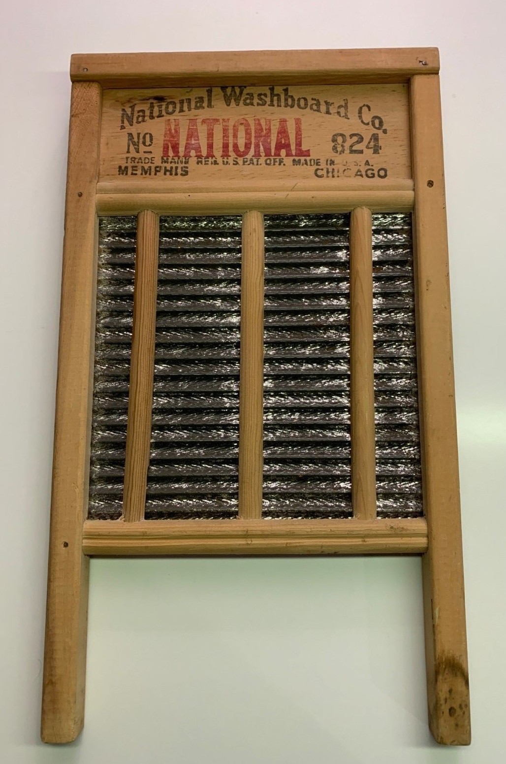 Vtg National 824 Washboard The Silver King Top Notch Special Washboard Metal eBay
