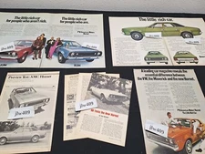 5 Vintage 1970 AMC RAMBLER ADS Original Print Ad HORNET