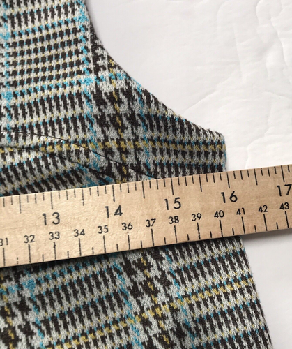 Xhilaration Jumper Dress Girls X-Large Brown Plaid Retro 70s Mod Preppy Academia - Picture 16 of 21