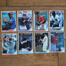 2004 Easton Glove Tag Cards (8)-KENT, GAGNE, CASTILLO,GONZALEZ + 4 more-MT-RARE!