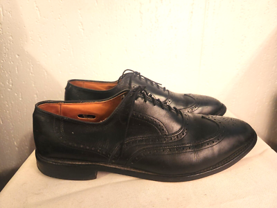 Allen Edmonds  Black Leather  Oxfords Dress Shoe Men Size 11 B Allen Edmonds Park Avenue Oxford Dress Shoe with Combination  main image 4