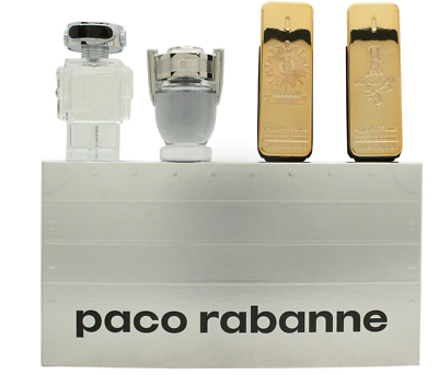 ラバンヌ ファントム　インビクタス　ミリオン PACO RABANNE 4 PCS MINI SET MEN: 0.17oz (EDT 1 MIL+INVICTUS+
