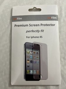 amFilm Premium Screen Protector Perfectly Fit For Iphone 4S
