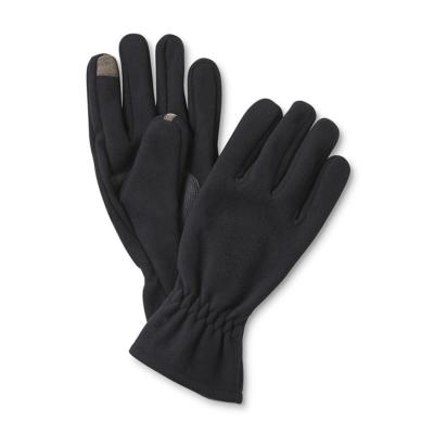Attention Men's Black Fleece Winter Texting Ski Gloves Medium / Large  