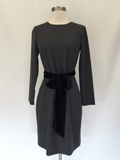 New J.Crew Day-to-night Dress in Exeter Flannel Hthr Carbon Gray Sz 0 H3593 $168