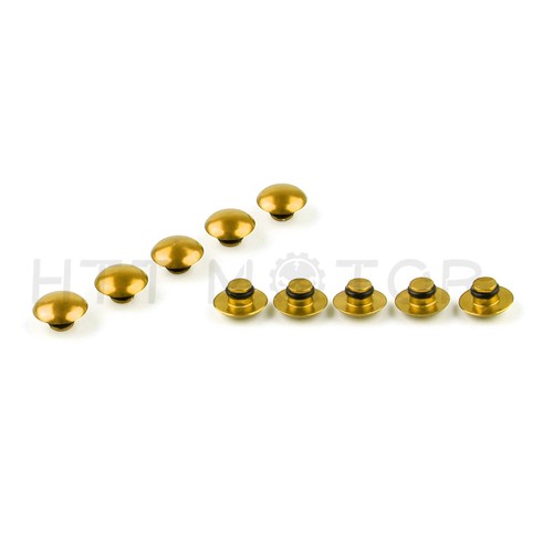 Round bolt cap screw cover Gold for 8mm allen bolts (M6 allen key) USA STOCK - Picture 3 of 3