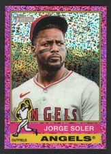 2025 TOPPS MLB HERITAGE CHROME PINK SPARKLE REFRACTOR CARD - 13 Jorge SOLER