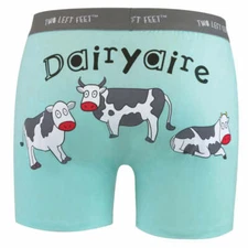 Men's Boxer Briefs Trunks Underwear DAIRYAIRE Comfortable Undies Cow Farm S-XL