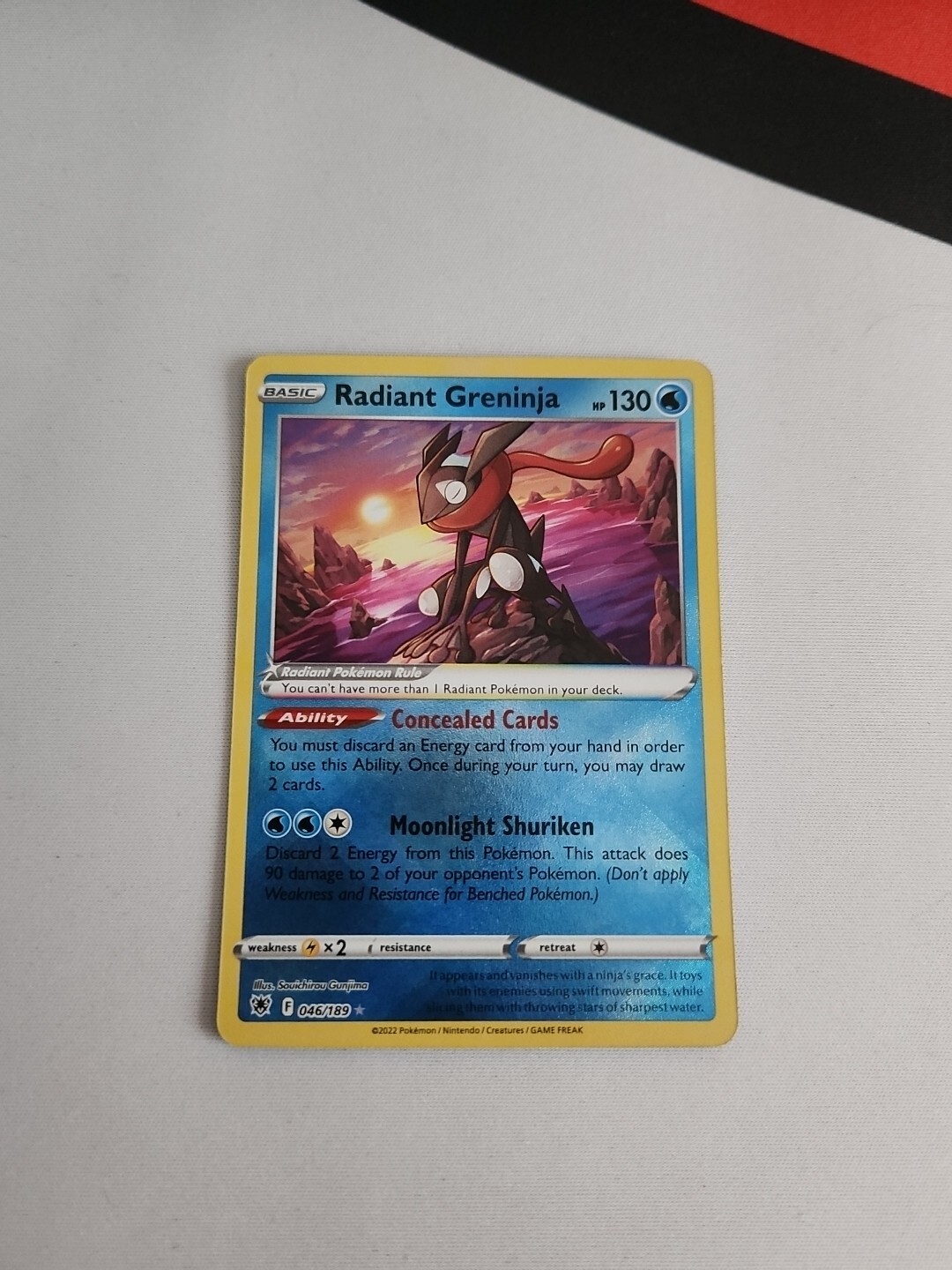 Radiant Greninja 046/189 Swsh10: Astral Radiance Holo