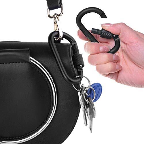 8 Stück Verschluss Karabiner Clips D Ringe Feder Schnapp Schlüsselanhänger Schraube Tor Haken - Bild 7 von 8