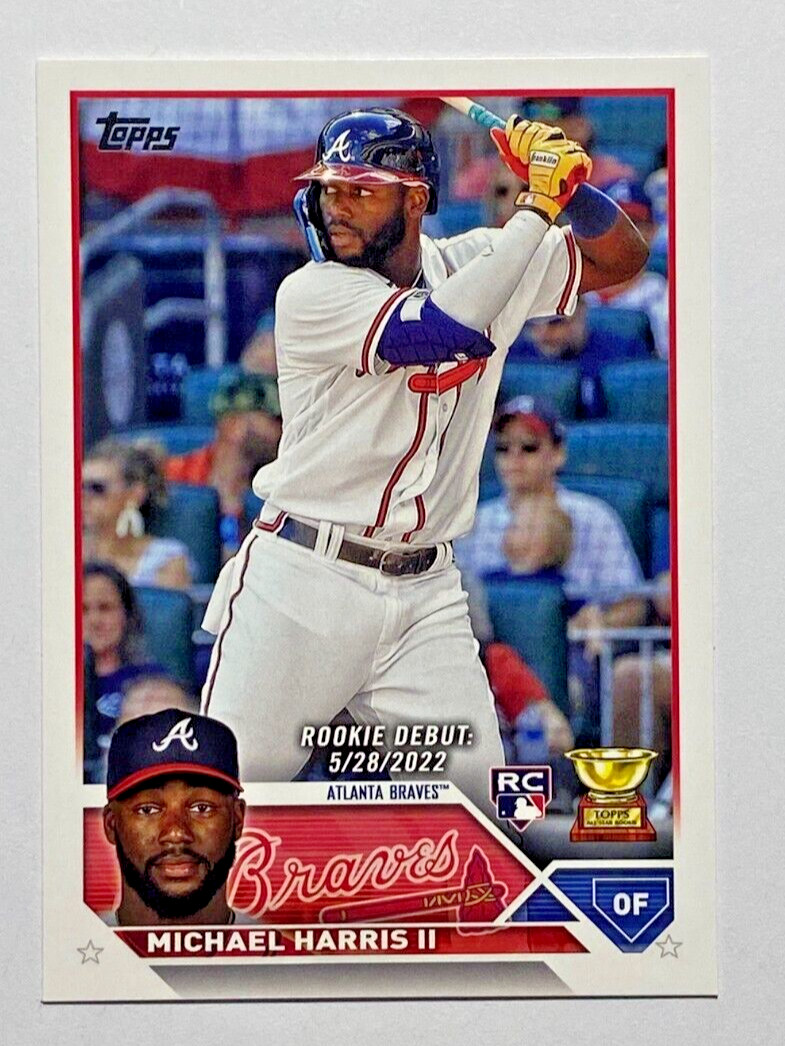 2023 Topps Update #US225 MICHAEL HARRIS II RC Debut BRAVES