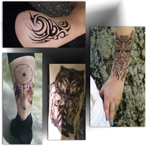 💫 TATOUAGE TEMPORAIRE DENTELLE ROSE ROUGE -Tattoo éphémère sexy - Femme 💫 - Imagen 3 de 3