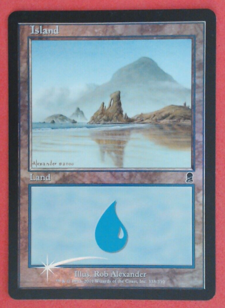 MTG Bling - Foil Old Border Retro Basic Land - Island (338