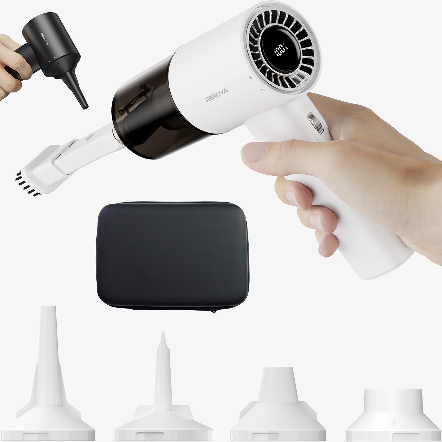 Handheld Car Vacuum Cleaner Cordless with Brushless Motor, High Power Vacuum ...