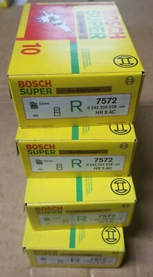Bosch Super 7572 HR9AC 0242225529076 Spark Plug - Make offer for more than 1!