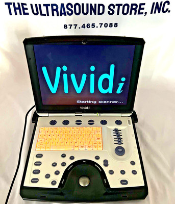 GE Ultrasound Vivid i BT12.2 2015. 3S-RS Cardiac Probe. All Options On