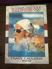 1991 Impel US Olympics Hall of Fame TRACY CAULKINS 45 Swimming