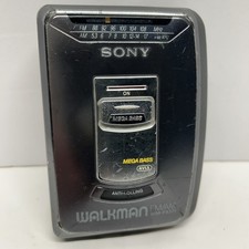 Sony Walkman WM-FX171 Cassette Player  AM/FM Radio New Belt  Works  Cleaned 