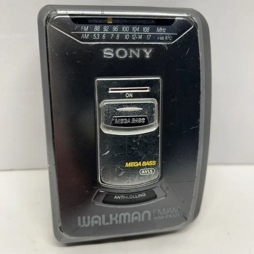 Sony Walkman WM-FX171 Cassette Player & AM/FM Radio *New Belt* *Works* *Cleaned*