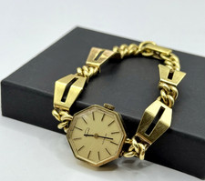 Vintage ENSI Damen Armbanduhr American Double vergoldet Handaufzug