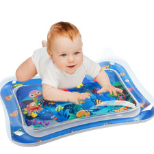 Baby Tummy Time Mat Soft Play Activity Pad for Infant Development