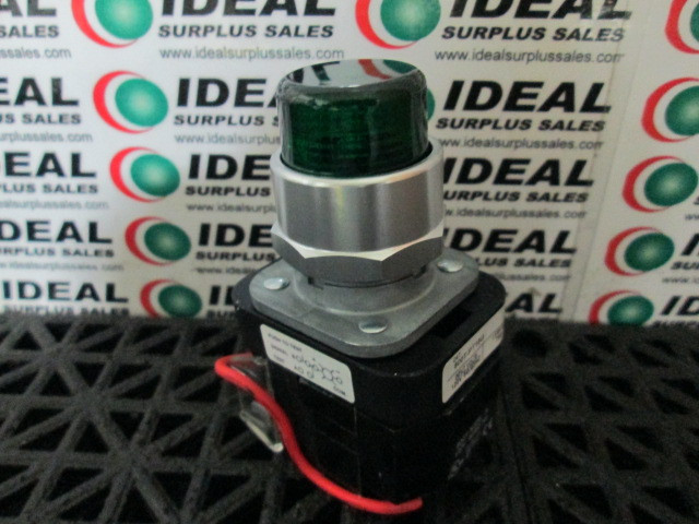 Allen Bradley 800T-PT16G Push to Test Pilot Light Green Lens 120V 60Hz-New No Bo img