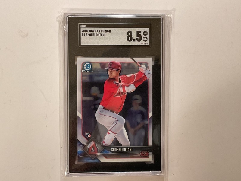 2018 Bowman Chrome Shohei Ohtani RC#1 NM-MT+ SGC8.5