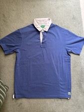 Magill Keaton Striped Rugby Blue Size Medium Made in USA