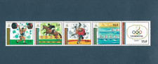 Turkmenistan Strip of 5 Scott 22a-e Olympics 1992 W idealnym stanie Nigdy na zawiasach