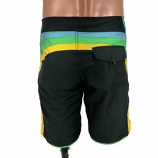 Vintage Lost Enterprises Boardshorts SIZE 28 Striped Drawstring Waist