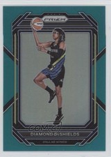 2023 Panini Prizm WNBA Teal Prizm 21/49 Diamond DeShields #119 3hd