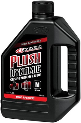 Maxima Plush Dynamic Medium Suspension Fluid 1L - High-Performance Bike Fork Oil